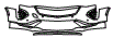 2023 Cadillac CT4 Bumper Kit - PPF