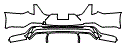 2023 Cadillac CT4 Rear Bumper Kit - PPF