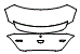 2024 Cadillac CT4 V-Series Trunk Lid Kit - PPF