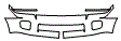 2009 Infiniti QX56 Bumper Kit - PPF