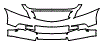 2013 Infiniti G37 Sedan Bumper Kit - PPF