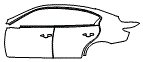 2021 Infiniti Q50 Sensory Door and Rear Fender Kit - PPF