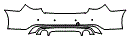 2024 Infiniti Q50 Luxe Rear Bumper Kit - PPF