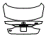 2020 Infiniti Q50 Trunk Lid Kit - PPF