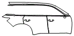 2025 Infiniti QX60 Autograph Door, Rear Fender and A-Pillar Kit