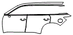 2025 Infiniti QX60 Autograph Rear Fender, Door and A-Pillar Kit