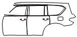 2024 Infiniti QX80 Sensory Door and Rear Fender Kit - PPF
