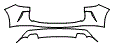 2024 Infiniti QX50 Essential Rear Bumper Kit - PPF