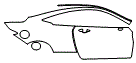 2020 Infiniti Q60 Rear Fender and Door Kit - PPF