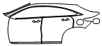 2022 Infiniti QX55 Sensory Door and Rear Fender Kit - PPF