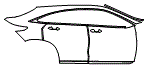 2023 Infiniti QX55 Door and Rear Fender Kit - PPF