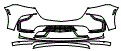 2022 Buick Enclave Bumper Kit - PPF