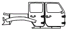 2022 Jeep Wrangler  High Tide Door and Rear Fender Kit - PPF