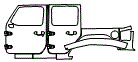 2020 Jeep Wrangler  Rubicon Door and Rear Fender Kit - PPF