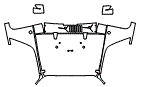 2012 Jeep Wrangler Sport Full Hood, Fender and Mirror Kit - PPF