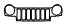 2004 Jeep Liberty Sport Grille Kit - PPF