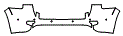 2020 Jeep Grand Cherokee SRT Rear Bumper Kit - PPF