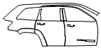2019 Jeep Grand Cherokee Rear Fender and Door Kit - PPF