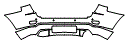 2022 Jeep Grand Cherokee WK (Previous Generation) Altitude Rear Bumper Kit - PPF