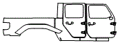 2021 Jeep Gladiator Door and Rear Fender Kit - PPF