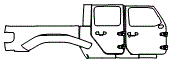 2020 Jeep Gladiator Door and Rear Fender Kit - PPF