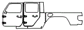 2023 Jeep Gladiator High Altitude Door and Rear Fender Kit - PPF