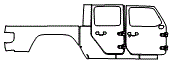 2022 Jeep Gladiator Door and Rear Fender Kit - PPF