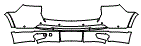 2025 Jeep Grand Cherokee L Overland Rear Bumper Kit - PPF