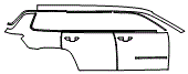 2023 Jeep Grand Cherokee L Door and Rear Fender Kit - PPF