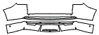 2025 Jeep Grand Wagoneer Base Rear Bumper Kit - PPF