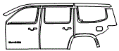 2022 Jeep Wagoneer Series III Door and Rear Fender Kit - PPF
