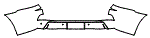 2016 Lexus LX 570 Rear Bumper Kit - PPF