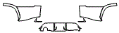 2026 LEXUS LX 600 PREMIUM Rear Bumper Kit