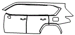 2023 Lexus LX 600 Door and Rear Fender Kit - PPF