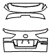 2021 Lexus LX Trunk Lid Kit - PPF