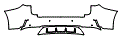 2017 Lexus RX Rear Bumper Kit - PPF