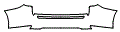 2020 Lexus RX  Base Rear Bumper Kit - PPF