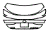 2021 Lexus ES Trunk Lid Kit - PPF