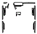 2024 Lexus ES  F Sport Handling Interior and Display Screen Kit - PPF