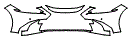 2019 Lexus ES  Luxury Bumper Kit - PPF