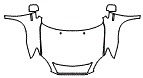 2009 Lexus RX 350 Full Hood, Fender and Mirror Kit - PPF