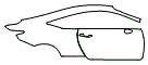2024 Lexus RC F Door and Rear Fender Kit - PPF