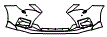 2024 Lexus RC F Carbon Edition Bumper Kit - PPF
