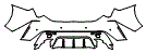 2025 Lexus RC F Final Edition Rear Bumper Kit - PPF