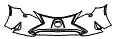 2021 Lexus RC  F Sport Bumper Kit - PPF