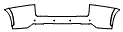 2021 Lexus NX  F Sport Black Line Rear Bumper Kit - PPF
