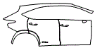 2021 Lexus NX Door and Rear Fender Kit - PPF