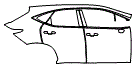 2024 Lexus NX 350 Door and Rear Fender Kit - PPF