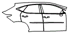 2024 Lexus NX  Base Door and Rear Fender Kit - PPF