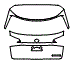 2016 Lexus NX 200t Base Trunk Lid Kit - PPF
